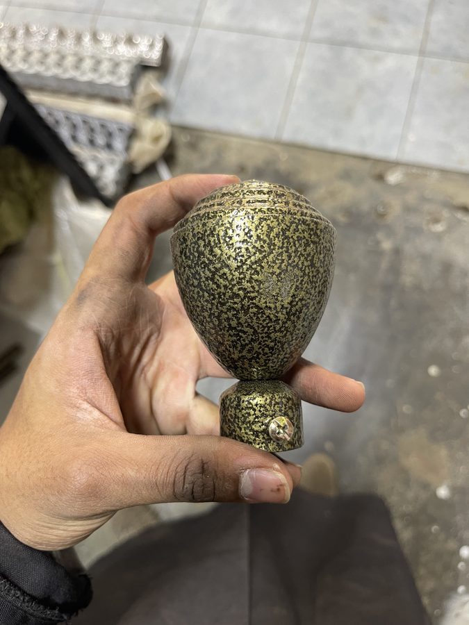 Decorative Trophy Head curtain finial
