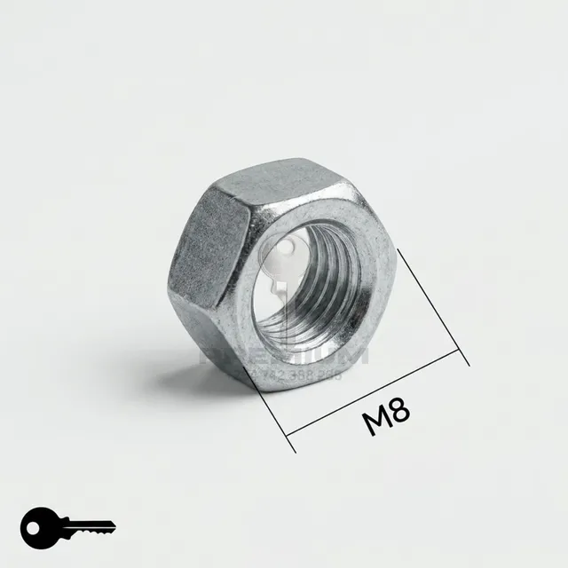 M8 hex nut for bolts and anchor bolts, Premium Gate & Frame Kariobangi
