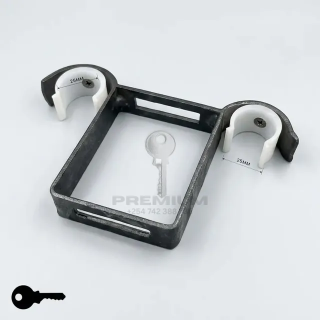 Wall to wall curtain rod fitting, 25mm for curtain rods, Premium Gate & Frame Kariobangi