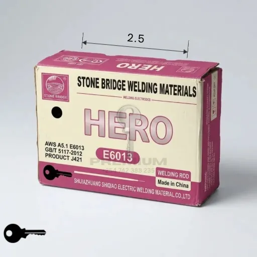 Hero 2.5mm welding rods, box for light steel welding, Premium Gate & Frame Kariobangi