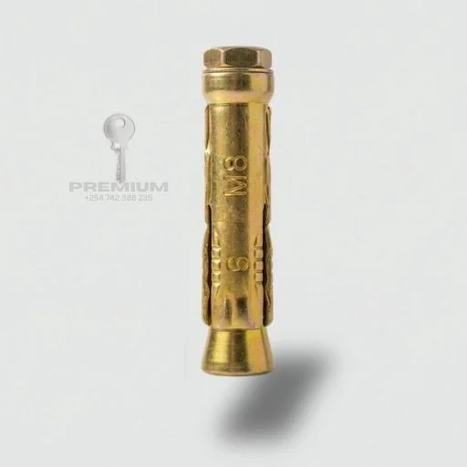 Owner-labelled fixing bolt, photographed by NIT Studios